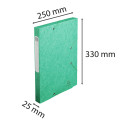 CARTOBOX glanskarton rug 25mm groen-/ St.
