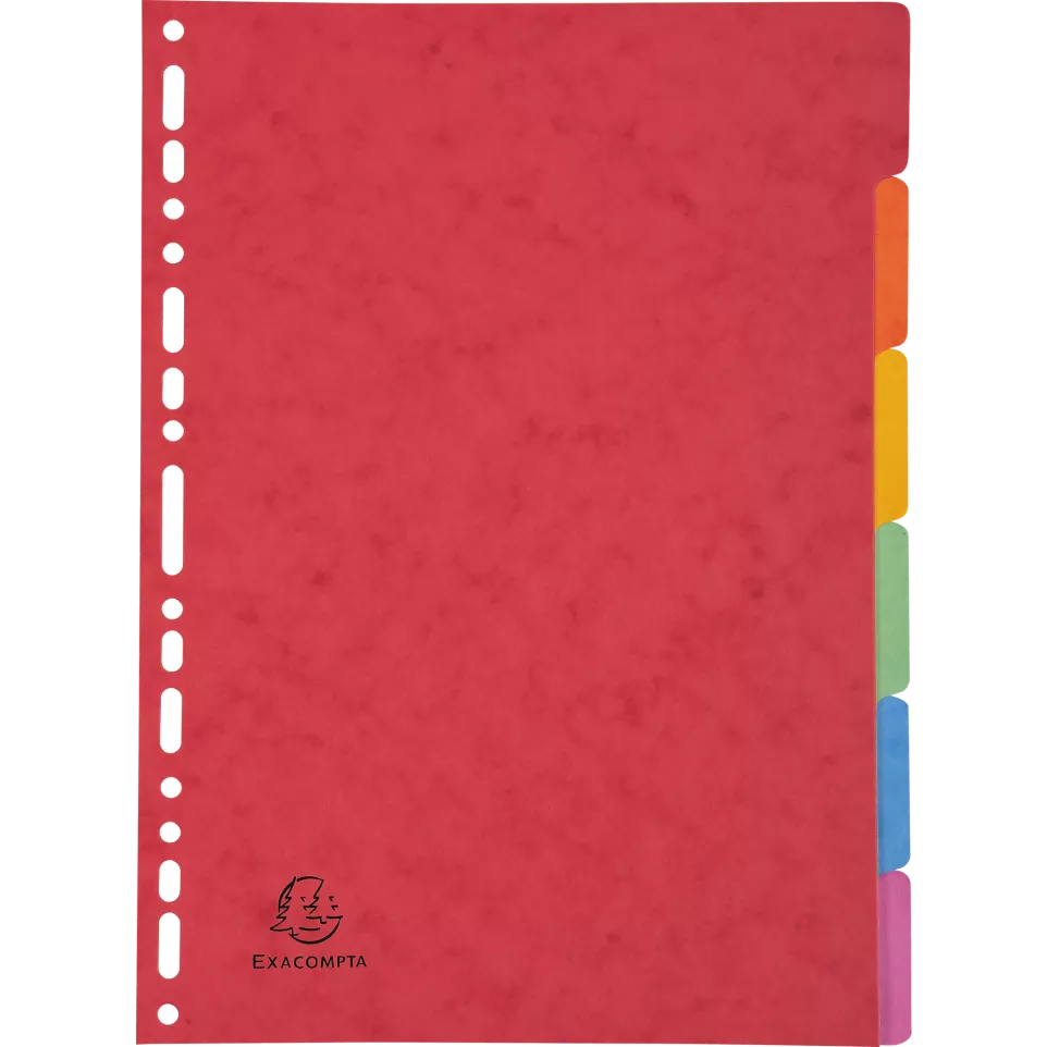Divider Pressbd Hvywght A4 400g 6P/ Pc.