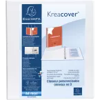 Classeur PP personnalisable Kreacover - 4 anneaux en D 50mm - A4 maxi/ Pce