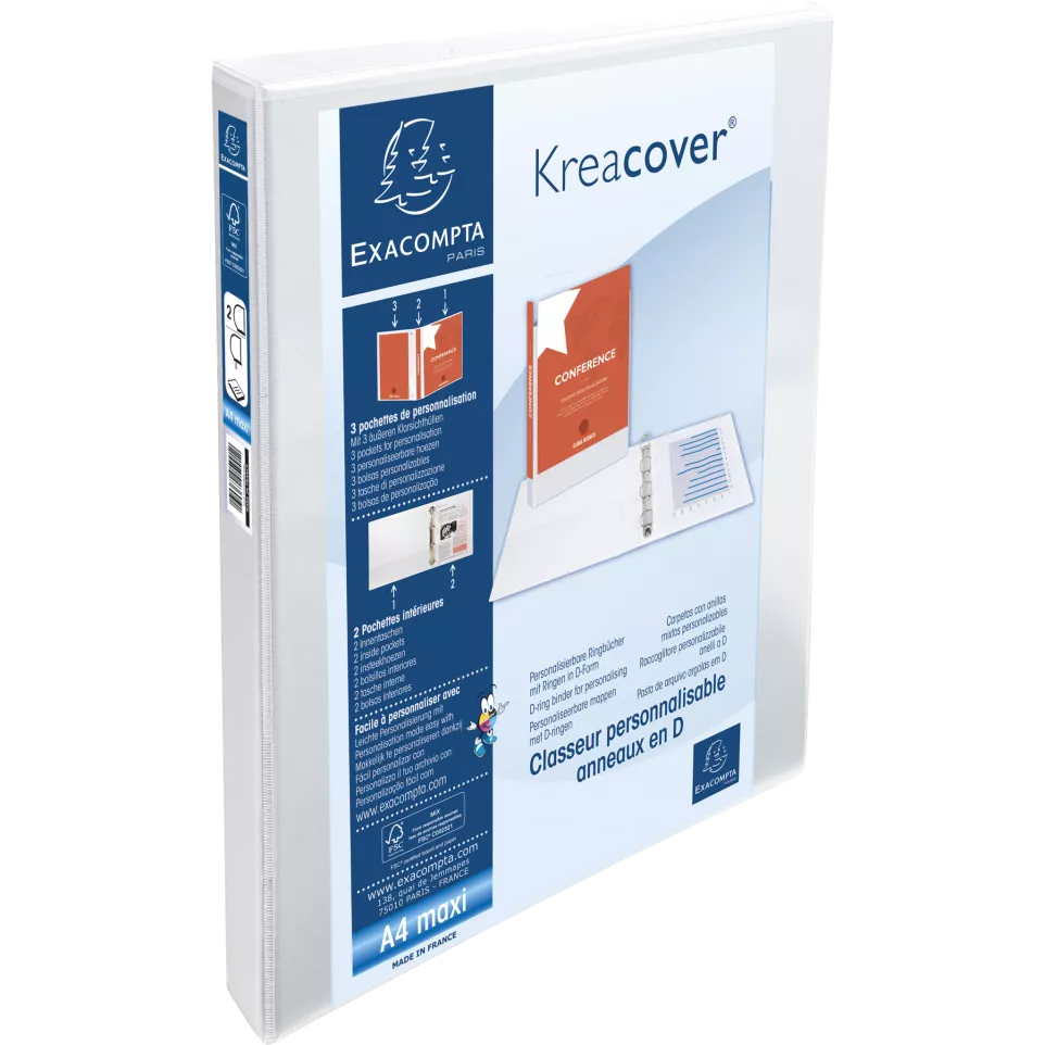 Classeur PP personnalisable Kreacover...