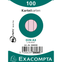 Pk100 Exa Rec Card 5.5x7.4cm Line Yellow/ Pc.