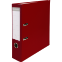 Ordner karton/PP A4 75mm  bordeaux-/ St.