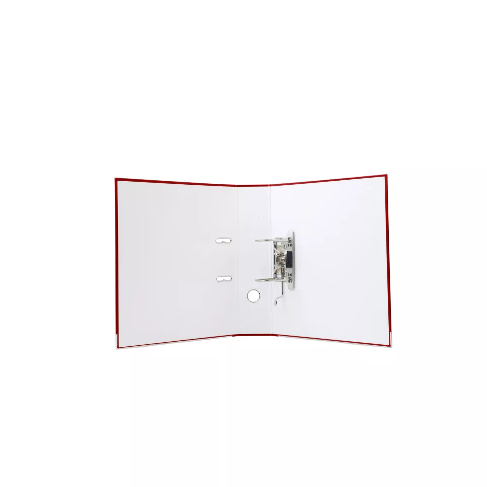 Ordner karton/PP A4 75mm  bordeaux-/ St.