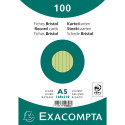 Pk100 Exa Rec Card 14.8x21cm Lined/ Pc.