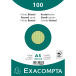 Pk100 Exa Rec Card 14.8x21cm Lined/ Pc.