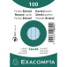 Pk100 Exa Rec Card 7.5x10.5cm Lined Blue/ Pc.