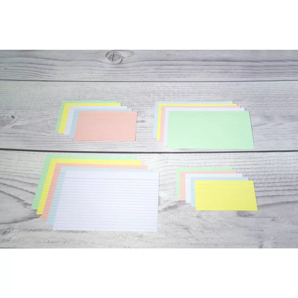 Paquet 100 fiches sous film - bristol...