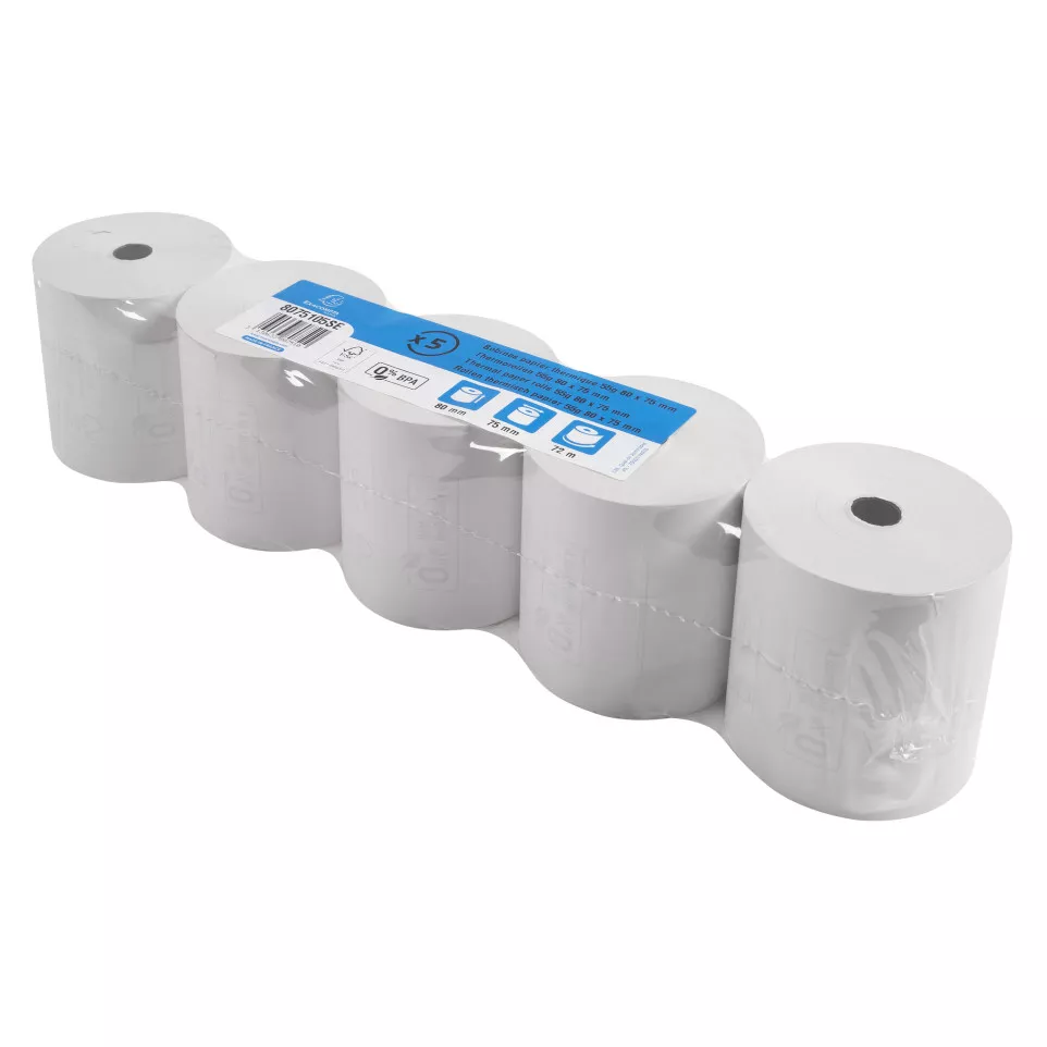 Bobine pour tickets de caisse 80x70m...