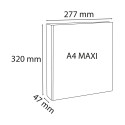 Ringmap PP Kreacover-  A4+ 4D-R 25mm bl./ St.