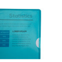 Pk 10 Cut Flush Fldr PVC A4 0.13mm Ast/ Pc.