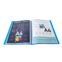 Display Book IDERAMA- PP A4 20 Pkt L.blue/ Pc.