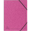Chemise à élastique sans rabats carte lustrée 355gm2 - A4/ Pce