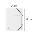 Elastomap z/klep. bedrukt 355g wit-/ St.