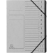 Exacompta Stapled Multipart file with Elastic (12 compartments, A4)/ Pc.