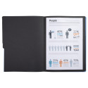 Exacompta Stapled Multipart file with Elastic (12 compartments, A4)/ Pc.