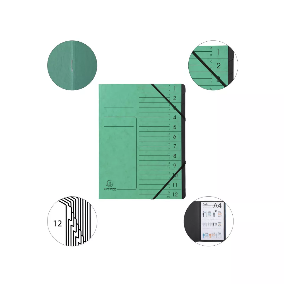 Sorteermap geniet-zw-art int. 12vak...