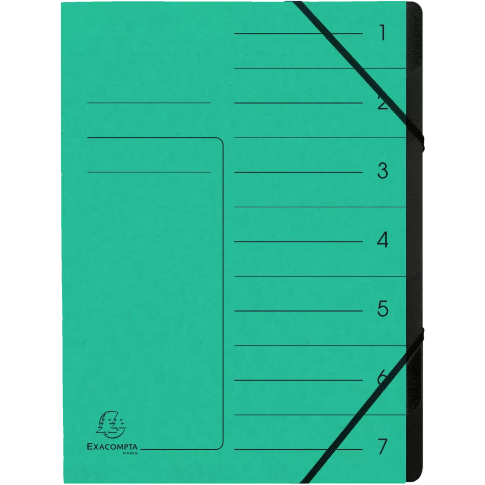 Stapled Multipart file with black...