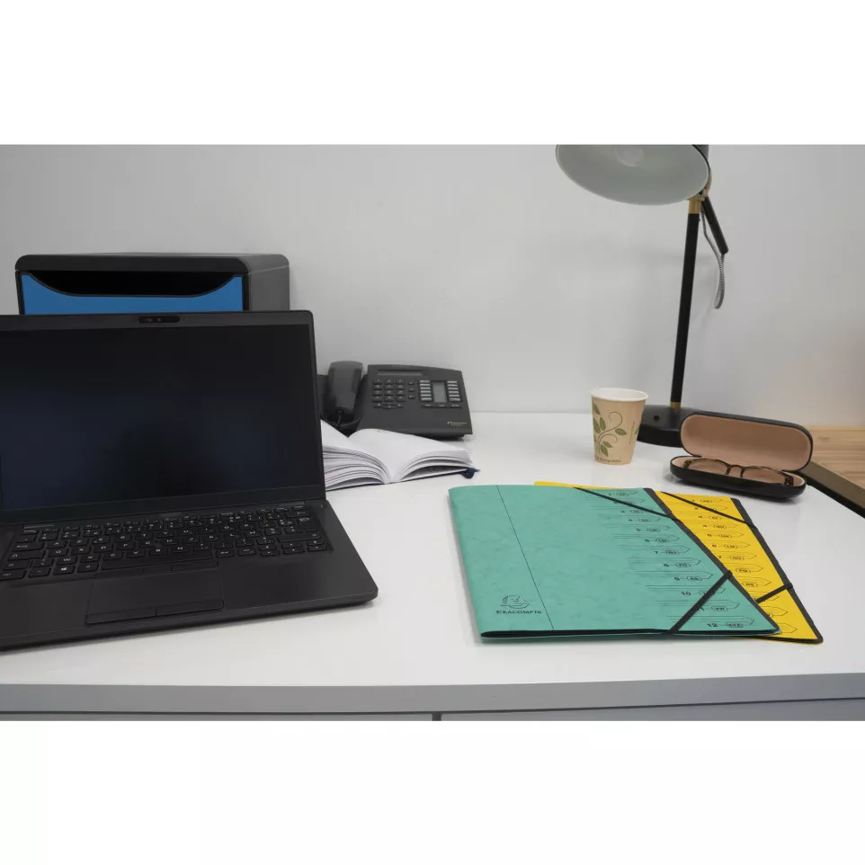 Stapled Multipart file with black...