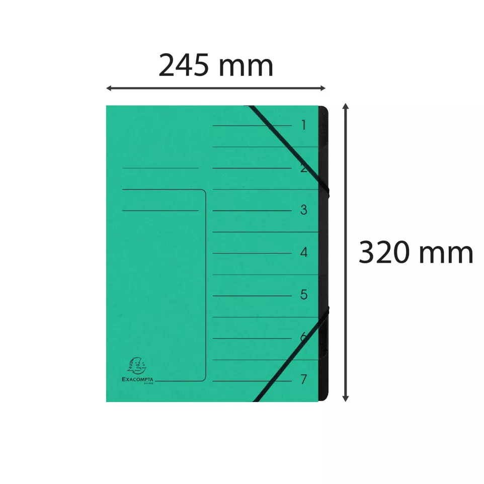 Stapled Multipart file with black...