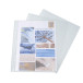 Sachet de 100 pochetttes perforées Polypropylène grainé 5/100e - A5/ Pce
