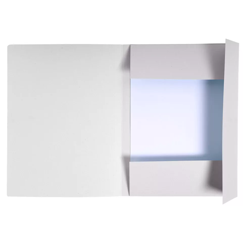 Pre-printed 3-flap folder Forever®...