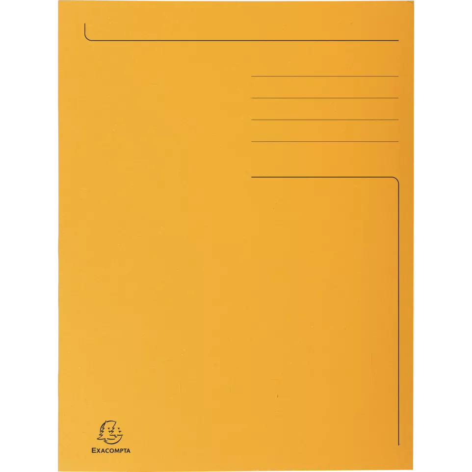 Pre-printed 3-flap folder Forever®...
