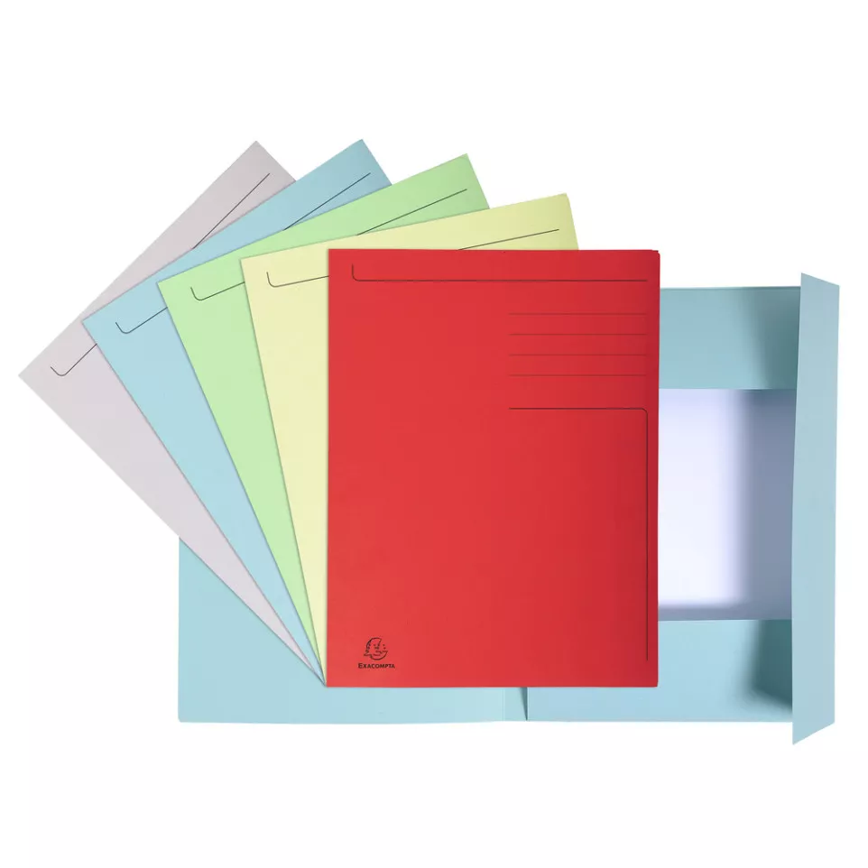 Pre-printed 3-flap folder 280gsm...