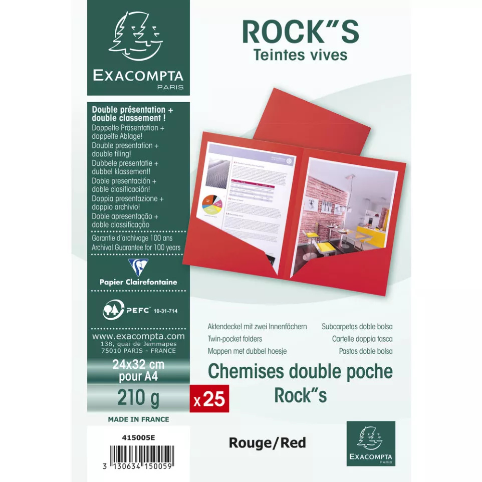 Pk25 map dubbele kle-p ROCK"S A4/A3...