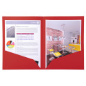 Pk25 map dubbele kle-p ROCK"S A4/A3 rood/ St.