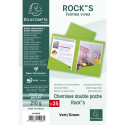 Pk25 map dubbele kle-p ROCK"S A4/A3 groen/ St.