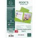 Paquet de 25 chemises Double Poche ROCK''S 210 - double A4 ou A3 - 24x32cm/ Pce