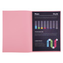 PK 250 dossiermappen- FOREVER 60 Roze/ St.
