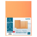 Pk 50 Folders SUPER 210 2 Flap canary/ Pc.