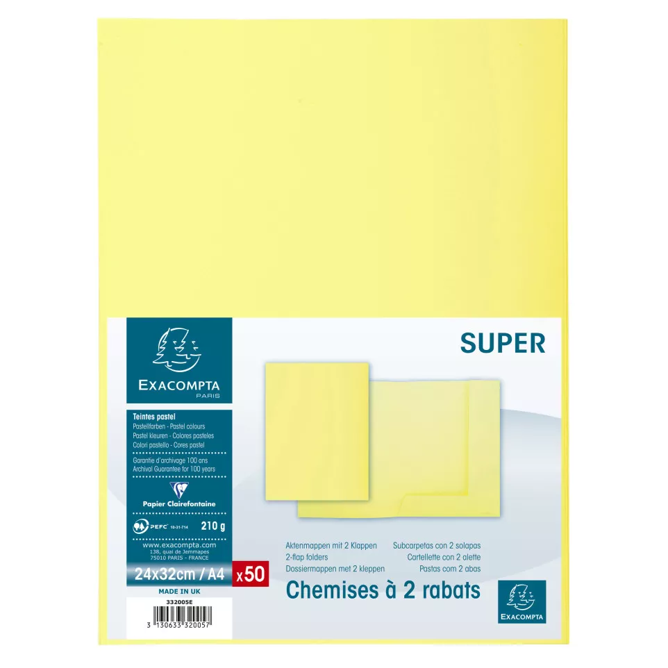 Pk 50 Folders SUPER 210 2 Flap...