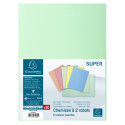Pk 50 Folders SUPER 210 2 Flap canary/ Pc.