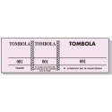 Bloc tombola 100 feuillets numérotés de 3 volets - Format 4,8x15 cm/ Pce