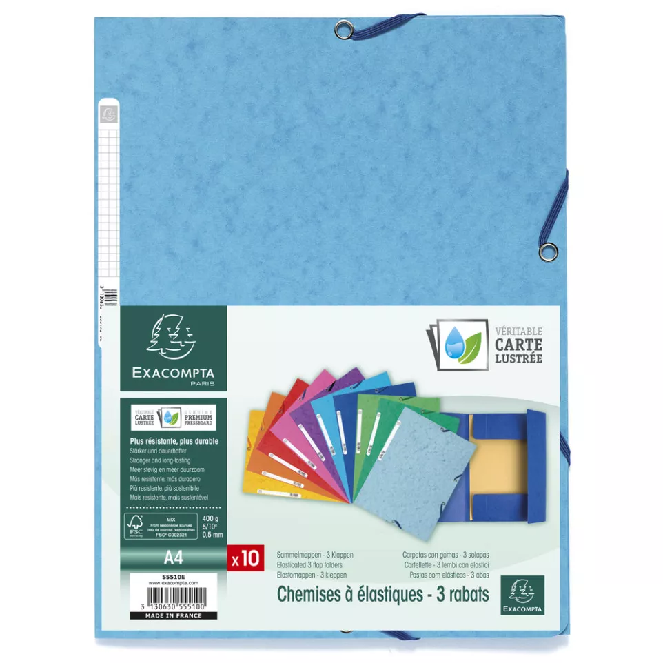 Exacompta Pressboard Elasticated...