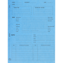 Pack of 25 printed pressboard folders Procedure 25x32cm/ Pc.