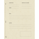 Pack of 25 printed legal folders Pour/Contre pressboard 25x32cm/ Pc.