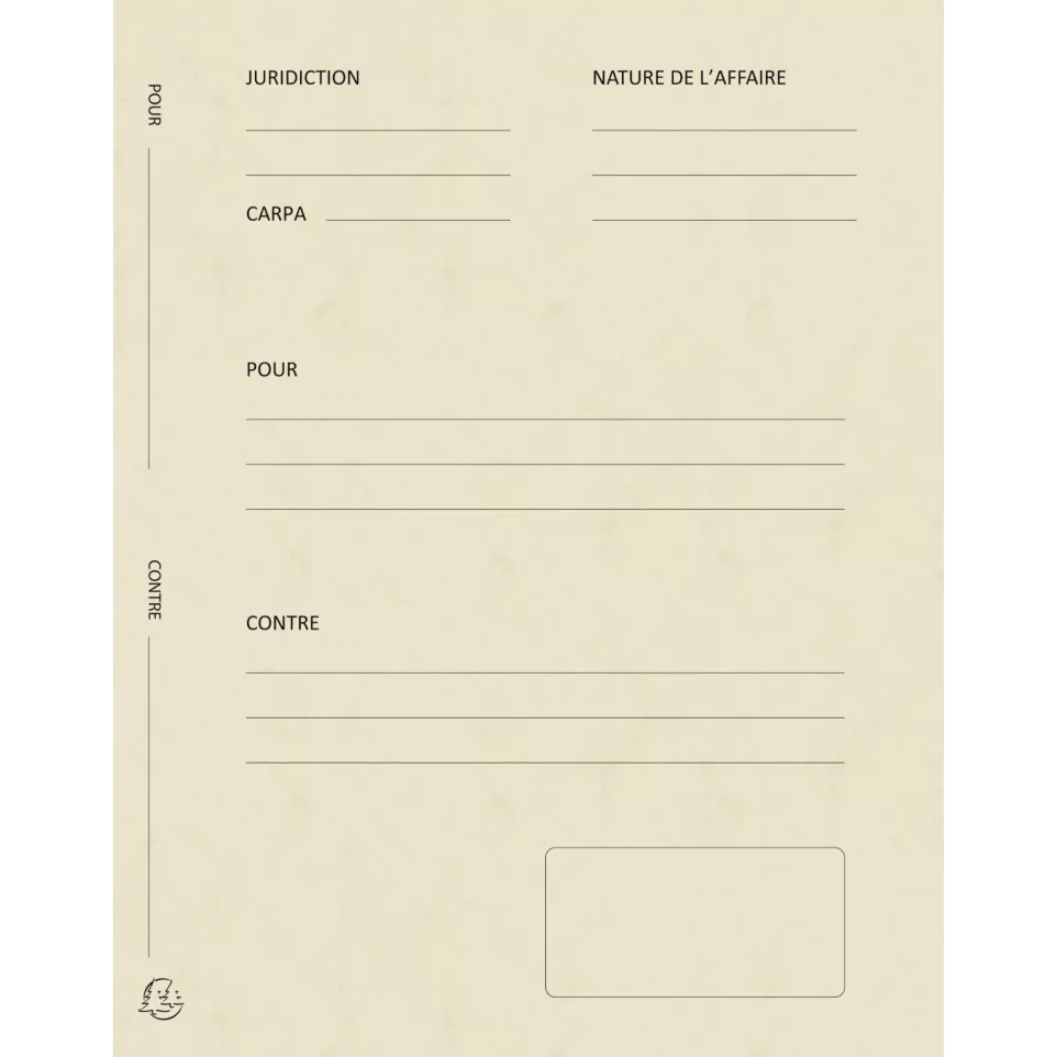 Pack of 25 printed legal folders...