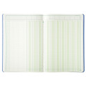 Piqûre 29,7x21cm à tête paresseuse 10 colonnes sur 2 pages - 34 lignes - 80 pages/ Pce