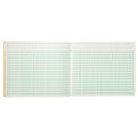 Piqûre 27x32cm à tête paresseuse 30 colonnes sur 2 pages - 31 lignes - 80 pages/ Pce