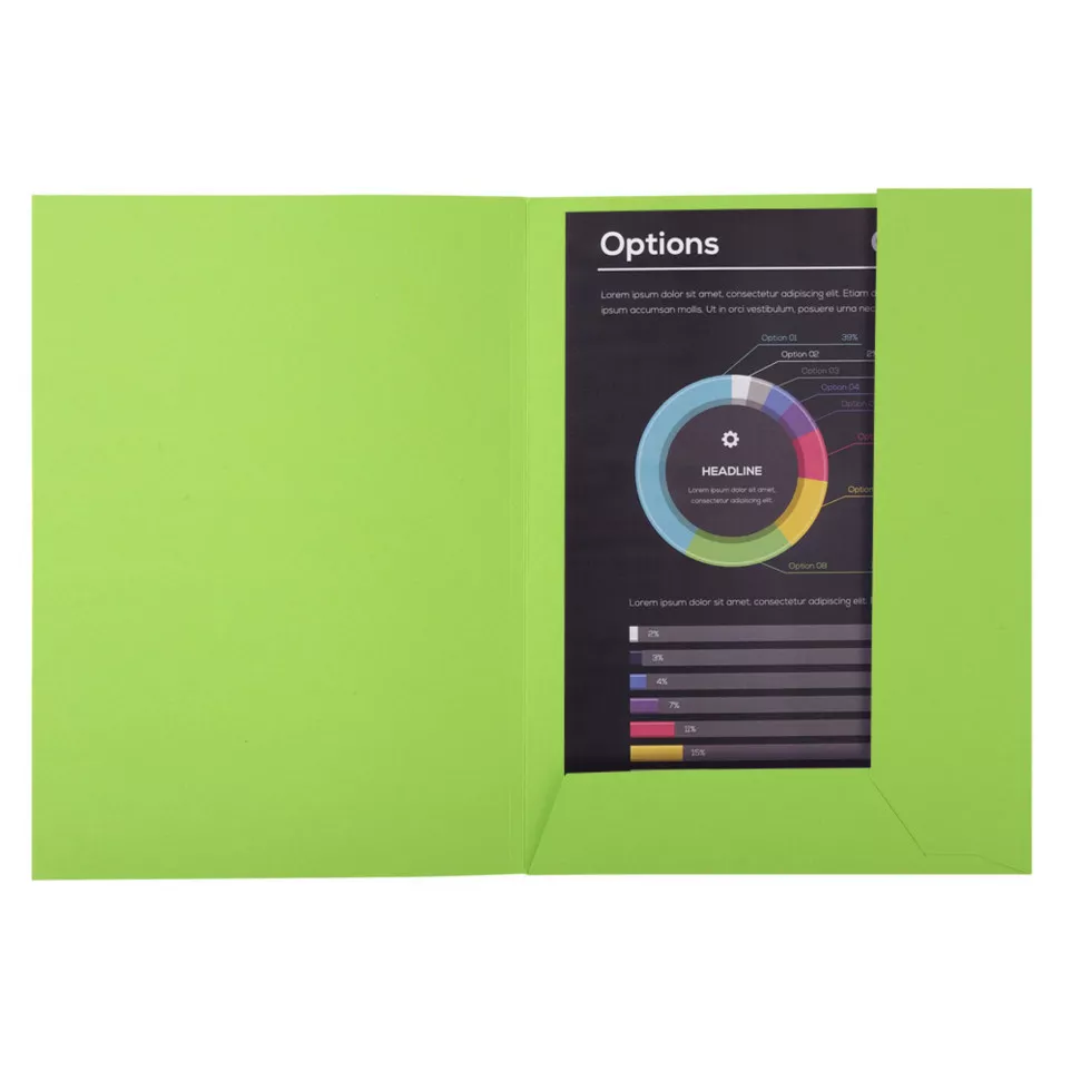Pack of 50 2 flap folders ROCK'S 210...