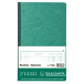 Piqûre 32x19,5cm recettes-dépenses 80 pages/ Pce