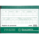 Piqûre Législation sociale - Registre du personnel : 99 inscrits - texte FR - 80 pages/ Pce