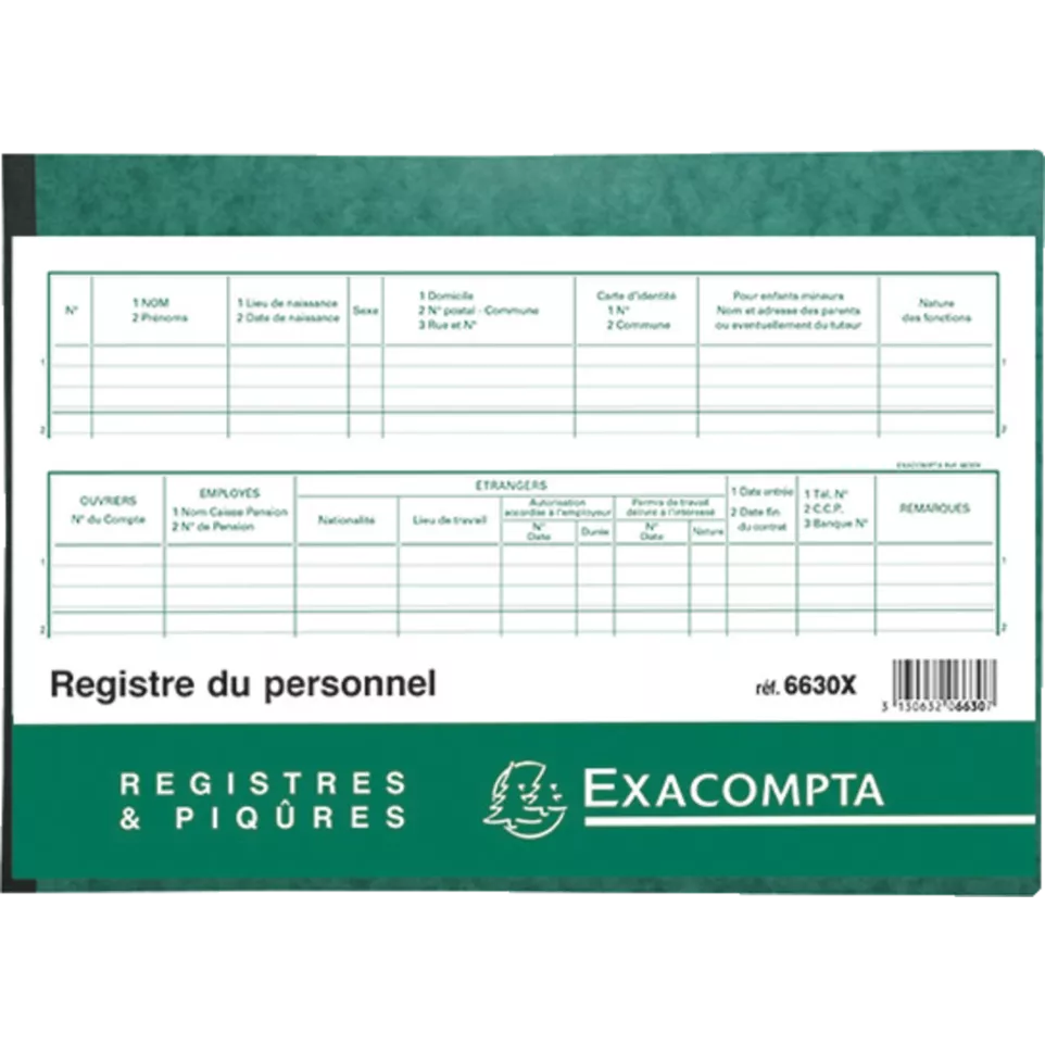 Piqûre Législation sociale - Registre...