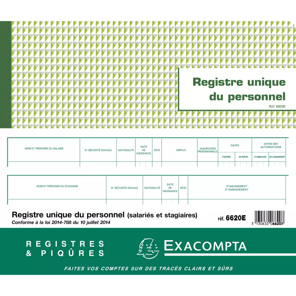 SINGLE STAFF REGISTRY 40PGS 27/32-/ Pc.