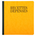 Piqûre 21x19cm recettes-dépenses 80 pages/ Pce