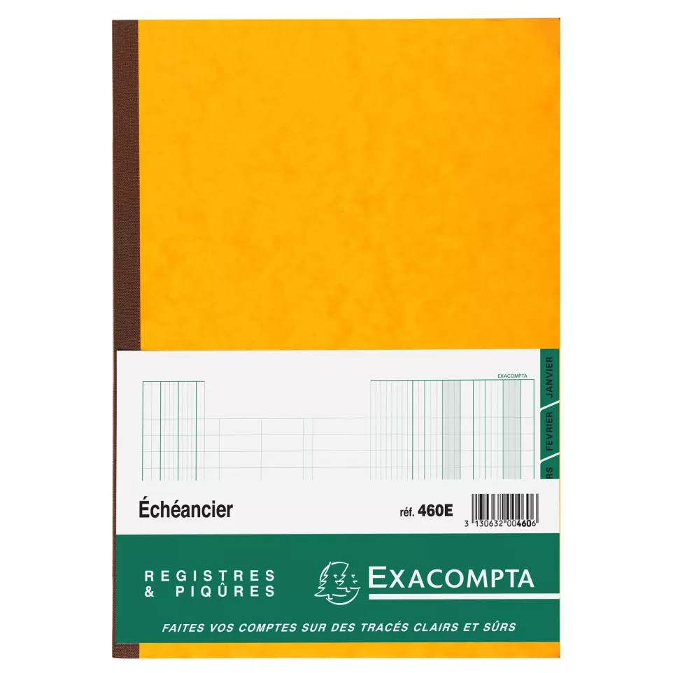 Piqûre 29,7x21cm échéancier 80 pages/...