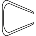 Boite de 15 baguettes à relier 18mm capacité 180 feuilles A4/ Pce